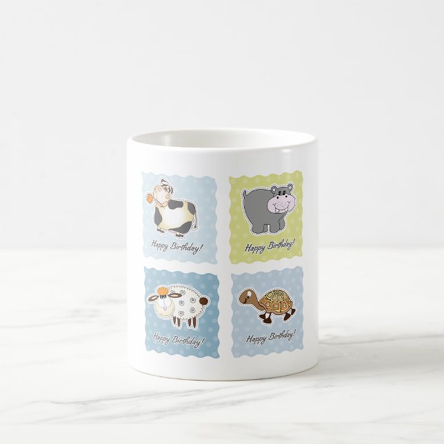 Happy Birthday Animals Tasse (Von Creator hochgeladen)