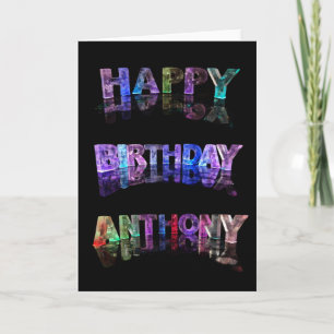 Happy Birthday Anthony Card Karte