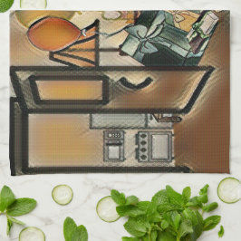 Happy Birthday Art Geschirrtuch