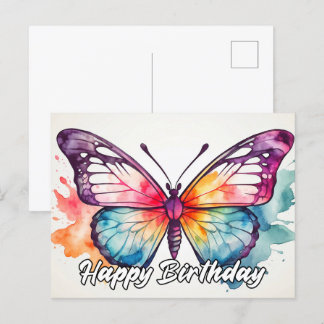 Happy Birthday Artistic Birthday Doodle Art Feiertagspostkarte