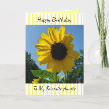Happy Birthday Auntie, Sonnenblumenfotografie