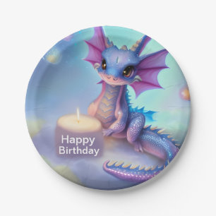 Happy Birthday Baby Dragon Pappteller
