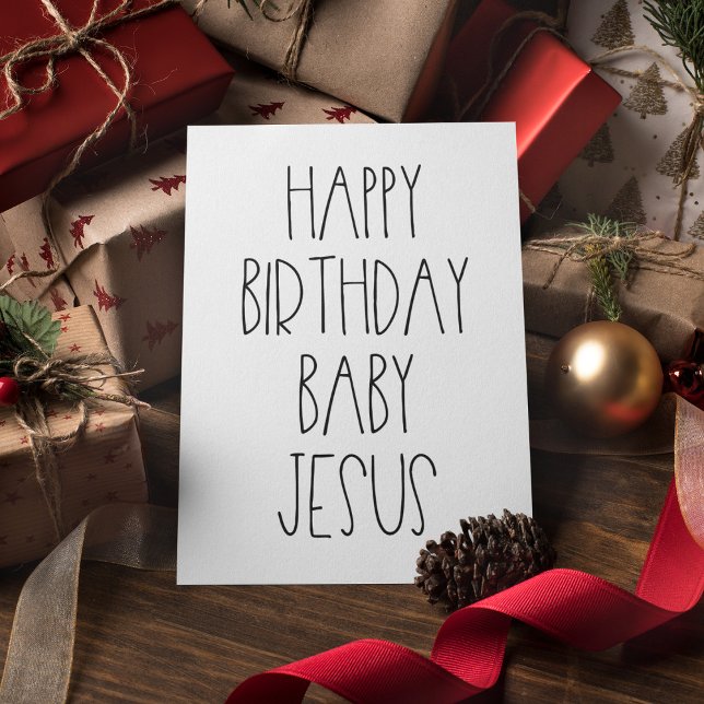 Happy Birthday Baby Jesus lustige Weihnachten (Von Creator hochgeladen)