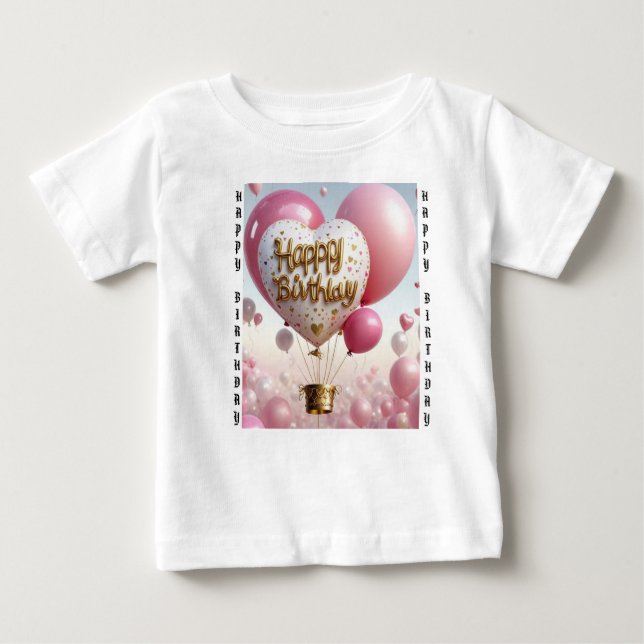 Happy Birthday Baby T-shirt (Vorderseite)