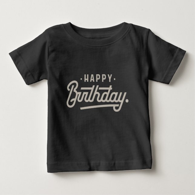 Happy Birthday Baby T-shirt (Vorderseite)