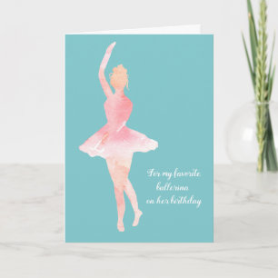 Happy Birthday Ballerina Ballerina Ballettschuhe Karte