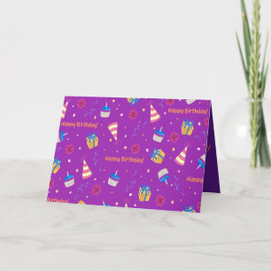 Happy Birthday Ballon 3 Danke Karte