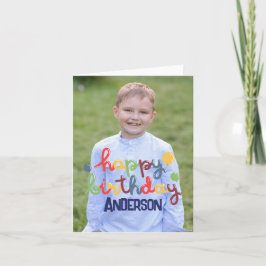 Happy Birthday Balloon individuell anpassbar