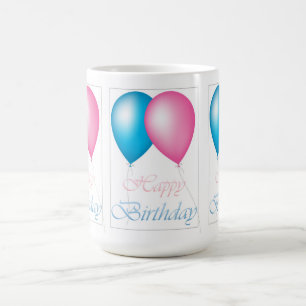 Happy Birthday Balloons Kaffeetasse