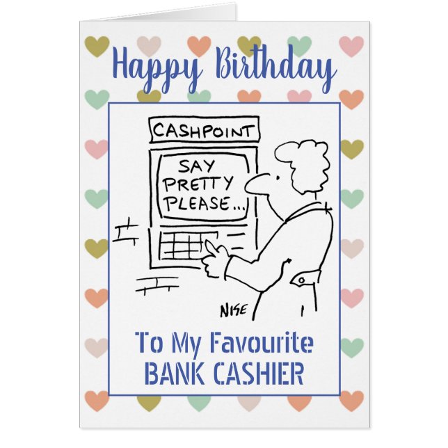 Happy Birthday Bank Cashier (Vorne)