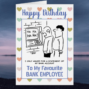 Happy Birthday Bank Mitarbeiter