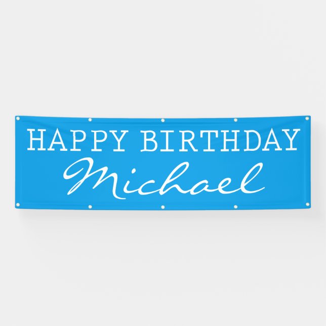 HAPPY BIRTHDAY BANNER (Horizontal)