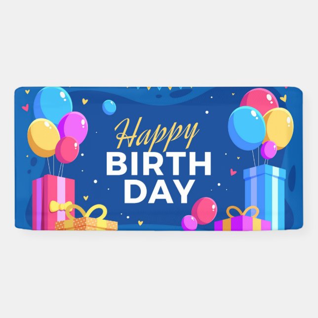 Happy Birthday Banner (Horizontal)