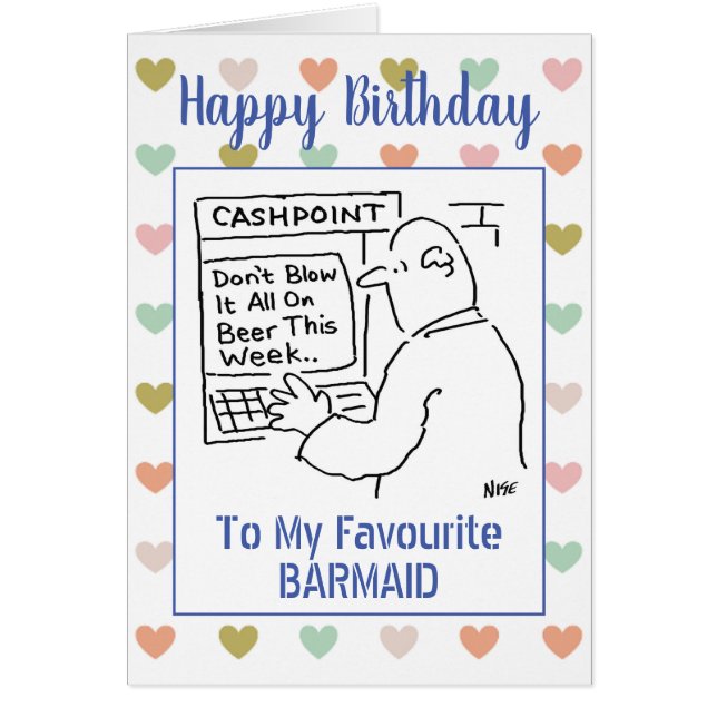 Happy Birthday Barmaid (Vorne)