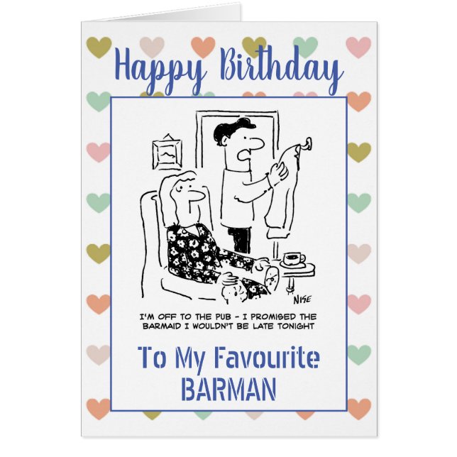 Happy Birthday Barman (Vorne)