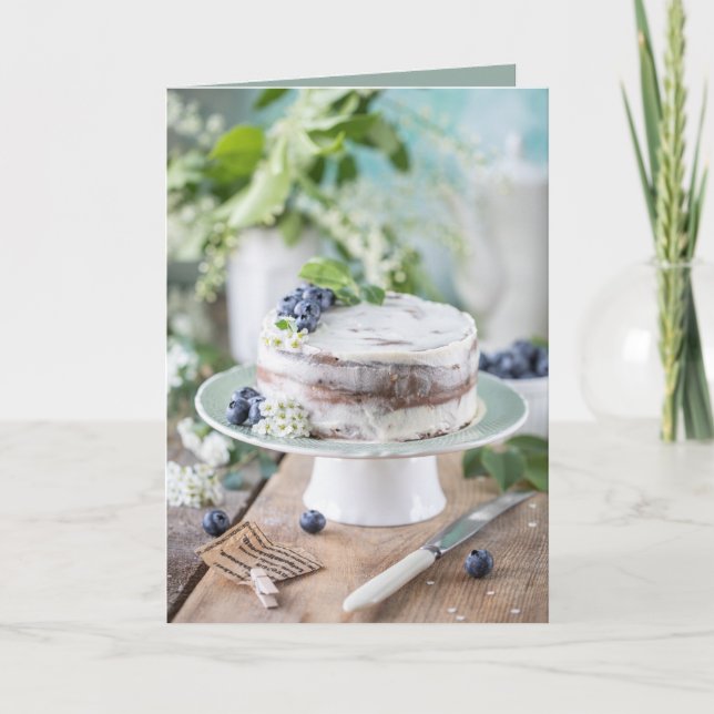 Happy Birthday Beautiful Cake Karte (Vorderseite)