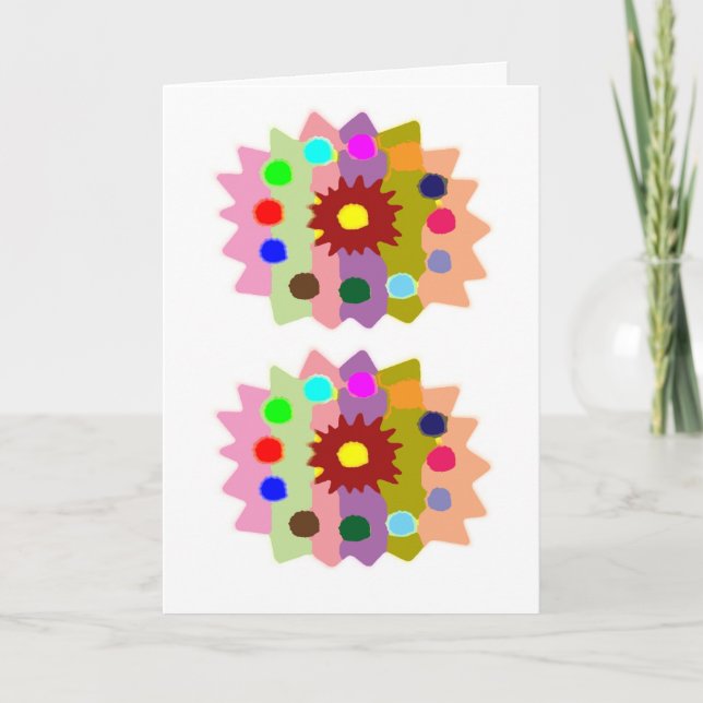 Happy Birthday- beautiful inside Print Text Script Karte (Vorderseite)