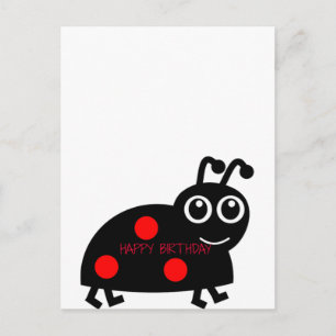 Happy Birthday Beetle Postkarte