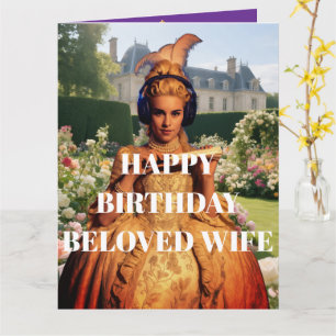 Happy Birthday Beloved Ehefrau Karte