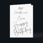 Happy Birthday Best Girlfriend Ever Feiertagskarte<br><div class="desc">Schönes und elegantes Script Happy Geburtstag Beste Freundin je Geburtstagskarte Eine persönliche Geburtstagskarte für Ihre Freundin Sie können es mit Namen Personalisiert</div>