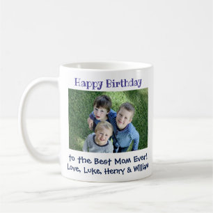 Happy Birthday Best Mama Ever Kids Foto Kaffeetasse