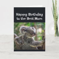 Happy Birthday Best Mama Niedlich Koala Bärenmutte