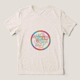Happy Birthday Best Wishs Rainbow Women's TShirt