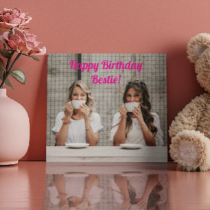 Happy Birthday Bestie Card Mitteilungskarte