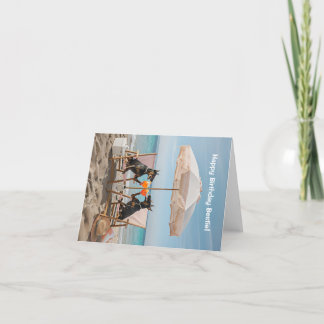 Happy Birthday Bestie Hund Inspiriert Geburtstagsk Dankeskarte