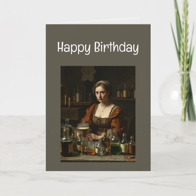 Happy Birthday Bewahrung älterer Arzneimittel Karte (Vorderseite)