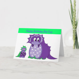 Happy Birthday Big Typ Karte