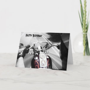 Happy Birthday Biker Card Karte