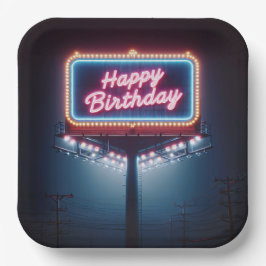 Happy Birthday Billboard Pappteller