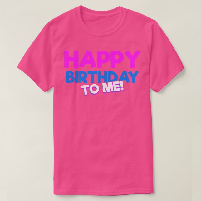Happy Birthday Birthday Party T-Shirt (Design vorne)