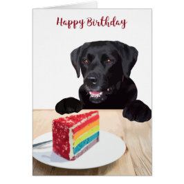 Happy Birthday Black Labrador Retriever - Niedlich