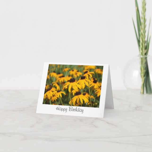 Happy Birthday Blank Card Karte (Vorderseite)