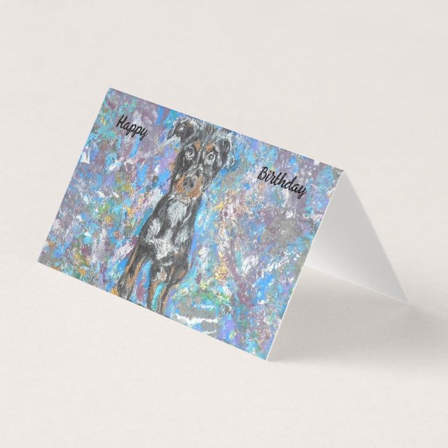 Happy Birthday Blank Inside Card (Vorderseite)