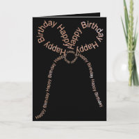 Happy BIrthday Bow Greeting