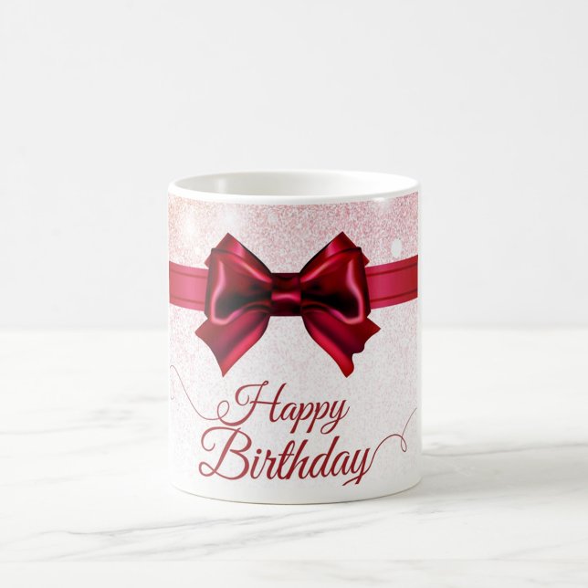Happy Birthday Bow Tasse (Von Creator hochgeladen)