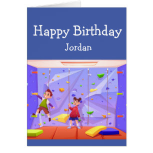 Happy Birthday Boy Girl Lieben Rock Klettern