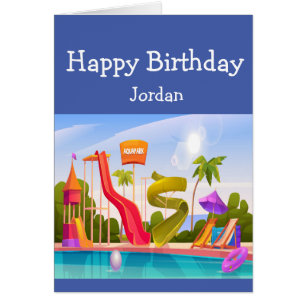 Happy Birthday Boy Girl Lieben Water Park