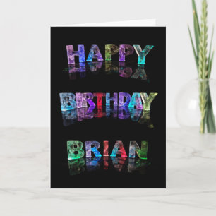 Happy Birthday Brian Card Karte
