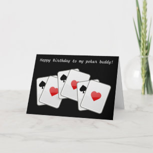 Happy Birthday Bridge Card spielen Karten Poker