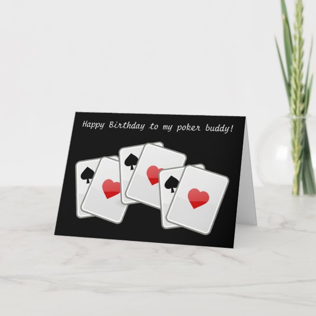 Happy Birthday Bridge Card spielen Karten Poker (Vorderseite)