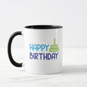 Happy Birthday - Bright & Fun Celebration Design Tasse