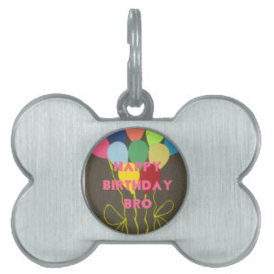 Happy Birthday Bro Art Print Tiermarke