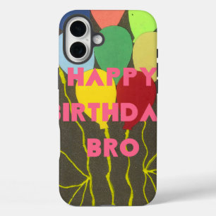 Happy Birthday Bro iPhone 16 Plus Hülle