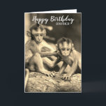 Happy Birthday Brother Niedlichen Affen Geburtstag Karte<br><div class="desc">Happy Birthday Brother Niedlichen Affen Geburtstag</div>