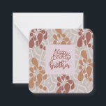 Happy Birthday Brother Note Card Mitteilungskarte<br><div class="desc">Glückliche Geburtstagskarte Brother Note Karte mit einem Geschenk nur für Ihren Bruder</div>