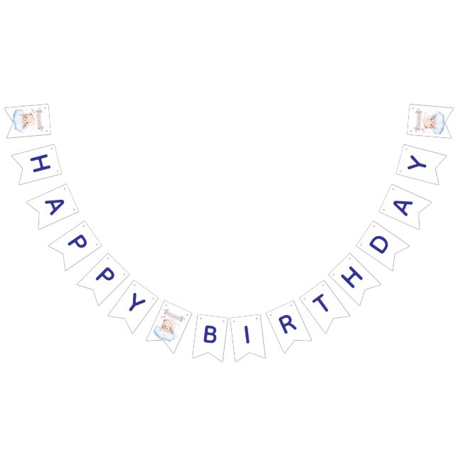 Happy Birthday Bunting Banner (Alle)